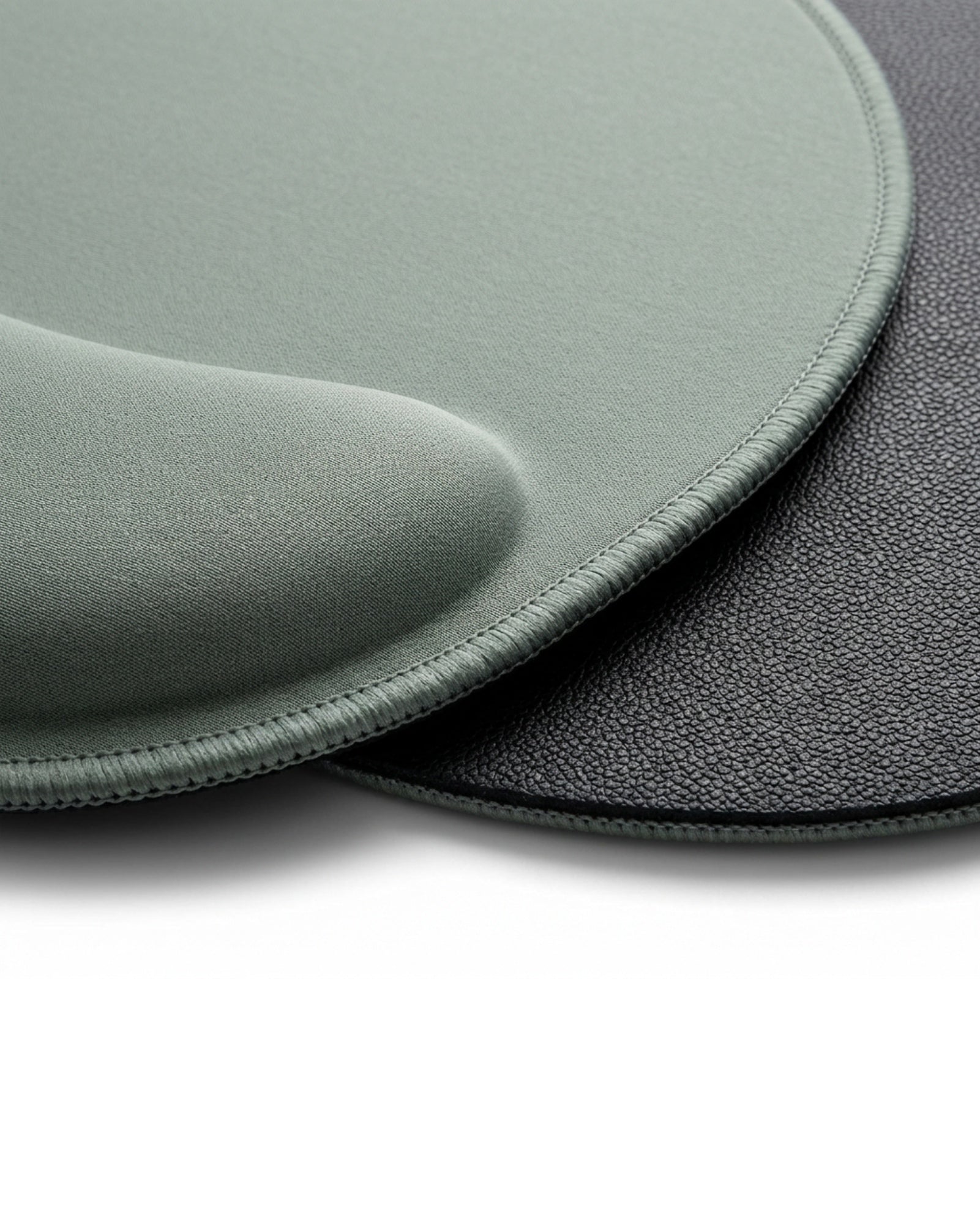 Bwkxg Contoured Memory Foam Wrist-Rest Mouse Pad Sage Gray - Detail view