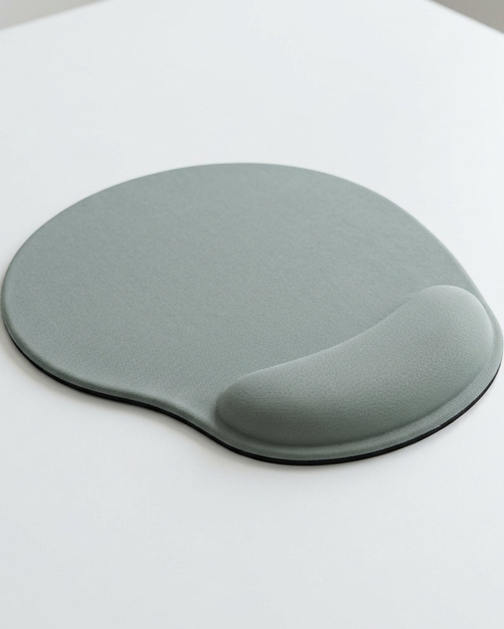 Bwkxg Contoured Memory Foam Wrist-Rest Mouse Pad Sage Gray - Lifestyle view