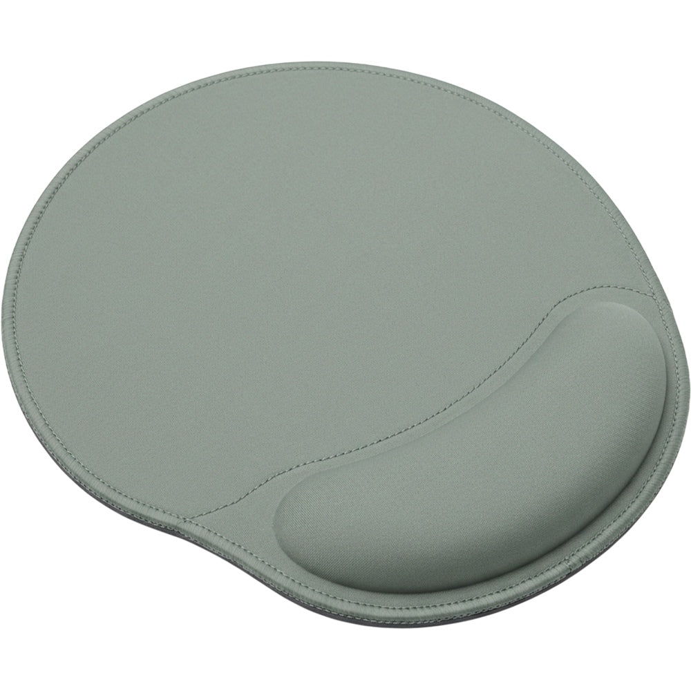 Bwkxg Contoured Memory Foam Wrist-Rest Mouse Pad Sage Gray - Product view