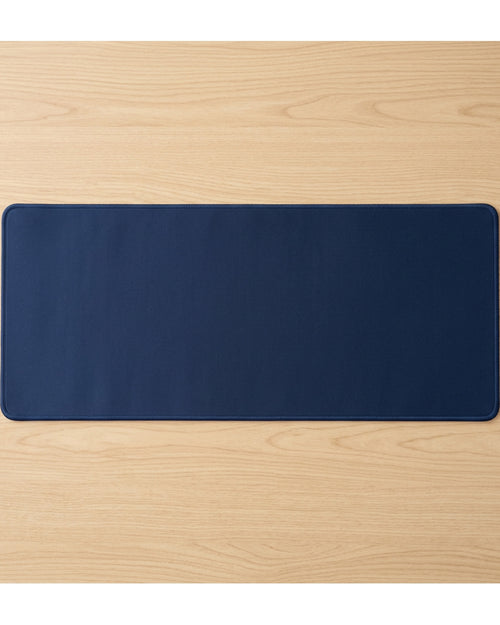 Bwkxg Extended Micro-Weave Desk Mat 850 x 350 mm Navy - Lifestyle view