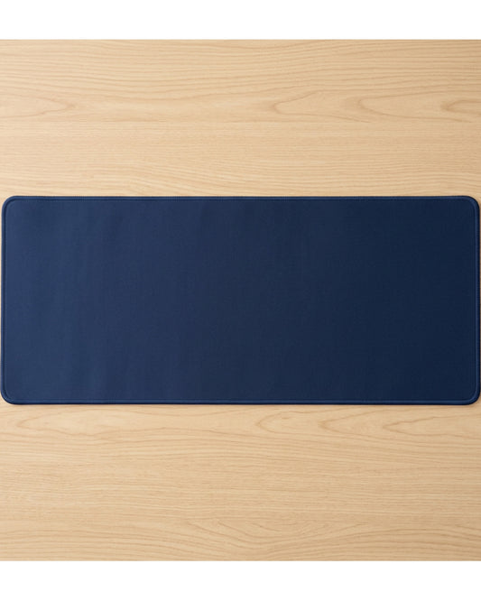 Bwkxg Extended Micro-Weave Desk Mat 850 x 350 mm Navy - Lifestyle view