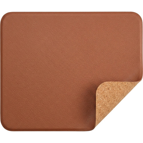 Bwkxg Reversible PU Leather Cork Mouse Pad Clay Brown - Product view